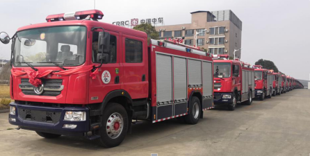 首批30輛消防車(chē)批量交付 爲平安亳州再添力量